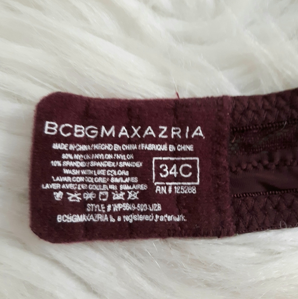 BCBGMAXAZRIA Lined Demi Bra 34C - Picture 5 of 5